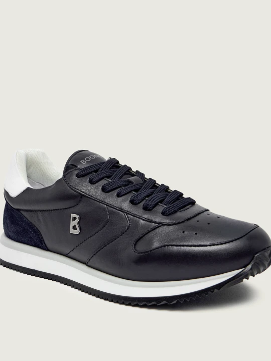 Zdjęcie produktu Bogner Skórzane sneakersy RENO 1 | zamsz granatowy