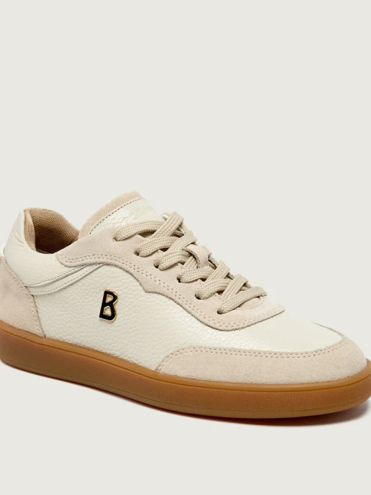 Zdjęcie produktu Bogner Skórzane sneakersy VERONA 1 | zamsz kremowy