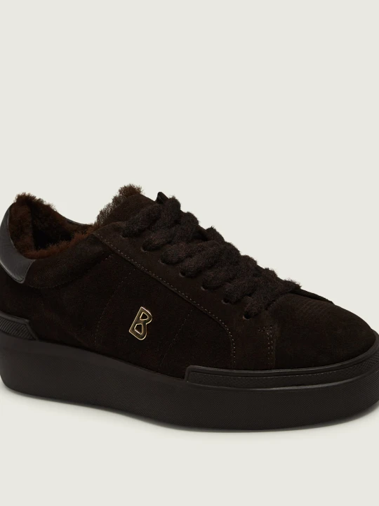 Zdjęcie produktu Bogner Sneakersy Hollywood 32 A | shearling | zamsz brązowy