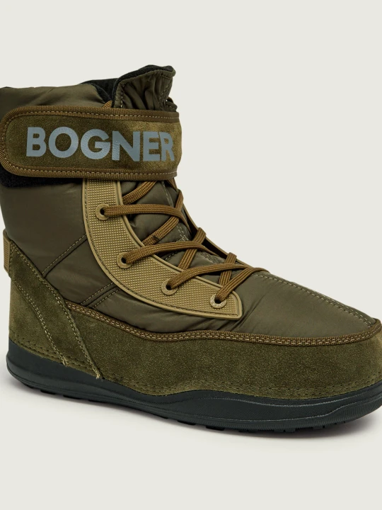 Zdjęcie produktu Bogner Śniegowce Laax 7 D 0 | Bogner x Michelin | zamsz oliwkowy