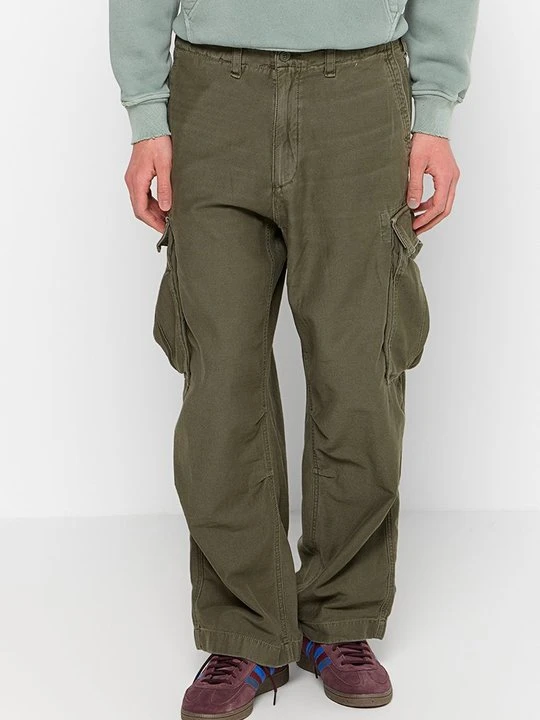Zdjęcie produktu Bojówki Abercrombie & Fitch oliwkowy