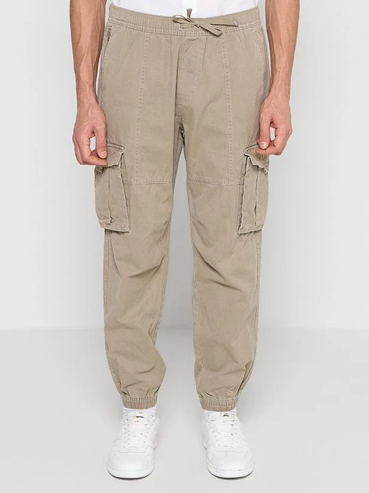 Zdjęcie produktu Bojówki Abercrombie & Fitch piaskowy