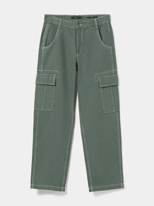 Zdjęcie produktu Bojówki Bershka zielony