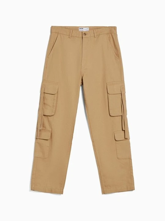 Zdjęcie produktu Bojówki Bershka wielbłądzi