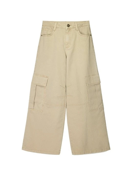 Zdjęcie produktu Bojówki Bershka taupe
