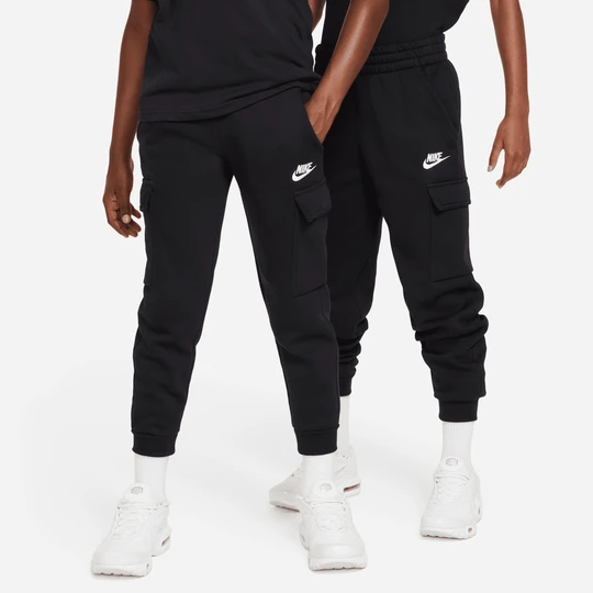 Zdjęcie produktu Bojówki dla dużych dzieci Nike Club Fleece - Czerń
