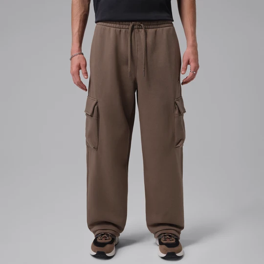 Zdjęcie produktu Bojówki męskie z dzianiny o kroju oversize Jordan Brooklyn - Brązowy