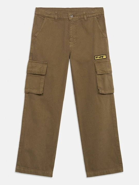 Zdjęcie produktu Bojówki Off White oliwkowy