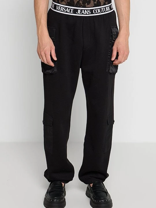 Zdjęcie produktu Bojówki Versace Jeans Couture antracytowy melanż