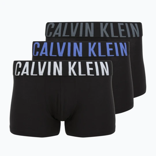 Zdjęcie produktu Bokserki męskie Calvin Klein 000NB3608A Trunk 3 pary black bodies / turbulence / white / iridescent