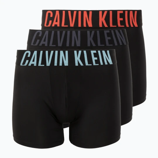 Zdjęcie produktu Bokserki Calvin Klein 000NB3612A4W8 Brief 3 pary black w / ombre blue logo / black w / c