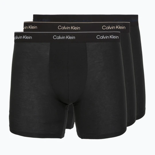 Zdjęcie produktu Bokserki Calvin Klein LV00NB4394 Brief 3 pary black w/heavenly iris logo/black w