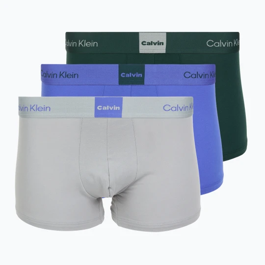 Zdjęcie produktu Bokserki Calvin Klein LV00NB4476 Trunk 3 pary greatest grey / ponderosa pine / iridescentis