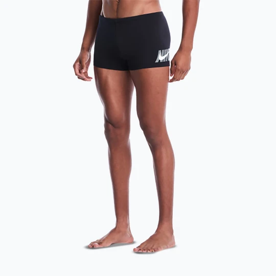 Zdjęcie produktu Bokserki kąpielowe męskie Nike Logo Graphic Square Leg black
