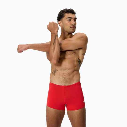Zdjęcie produktu Bokserki kąpielowe męskie Speedo Endurance+ Logo Aquashort high risk red