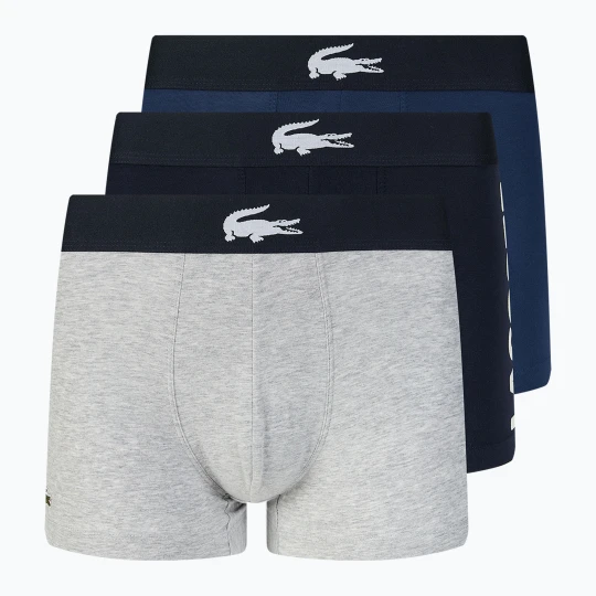 Zdjęcie produktu Bokserki Lacoste 5H1803 3 pary navy blue / white / silver china