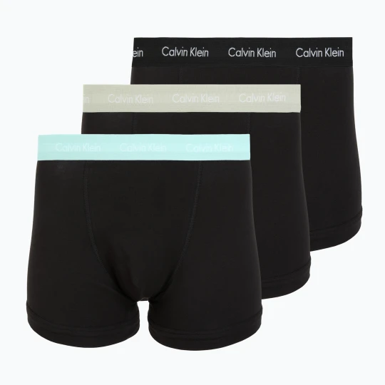 Zdjęcie produktu Bokserki męskie Calvin Klein 0000U2662G Trunk 3 pary black w plume wb/black w misty sag
