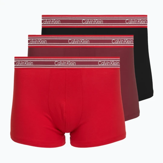 Zdjęcie produktu Bokserki męskie Calvin Klein LV00NB4615 Trunk black / established red / goji berry