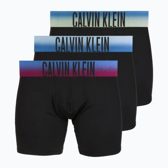 Zdjęcie produktu Bokserki męskie Calvin Klein LV00NB4622 Boxer Brief blck bodies w / plein air psdn blue Czarny