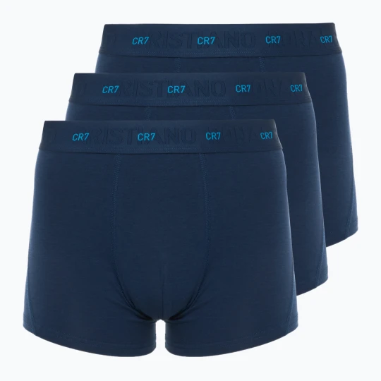 Zdjęcie produktu Bokserki męskie CR7 Bamboo Trunk FSC 3 pary navy Granatowy