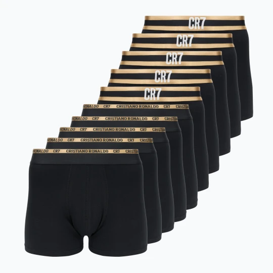 Zdjęcie produktu Bokserki męskie CR7 Basic Trunk 10 par black
