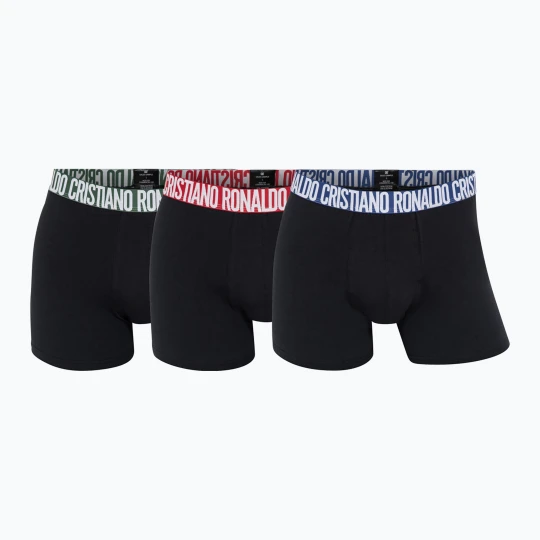 Zdjęcie produktu Bokserki męskie CR7 Basic Trunk 3 pack black