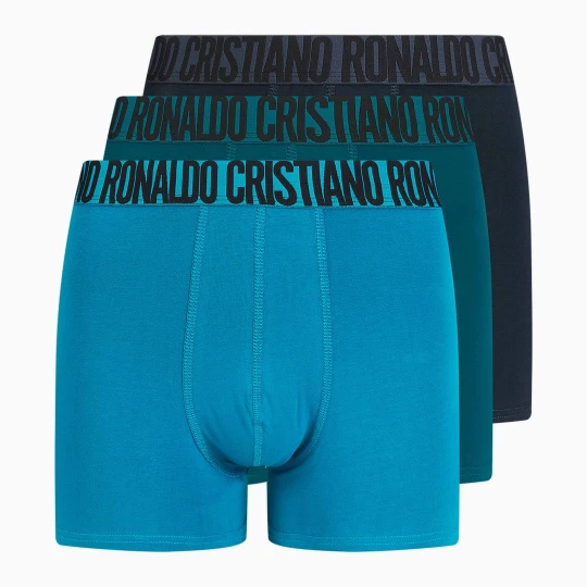 Zdjęcie produktu Bokserki męskie CR7 Basic Trunk 3 pary blue/ navy