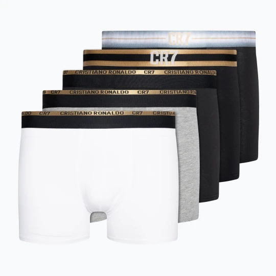 Zdjęcie produktu Bokserki męskie CR7 Basic Trunk 7 par 3103 multicolor