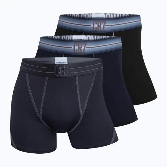 Zdjęcie produktu Bokserki męskie CR7 Fashion Trunk 3 pary 2300 multicolour
