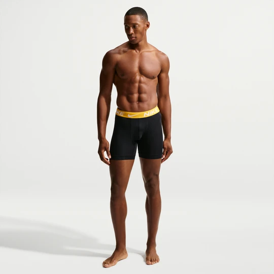 Zdjęcie produktu Bokserki męskie Dri-FIT Nike Essential Micro (5 par) - Żółty