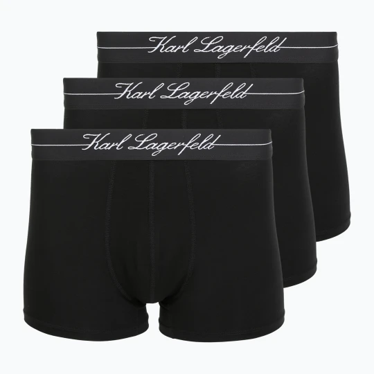 Zdjęcie produktu Bokserki męskie KARL LAGERFELD Hotel Karl Lyocell Trunk 3 pary black