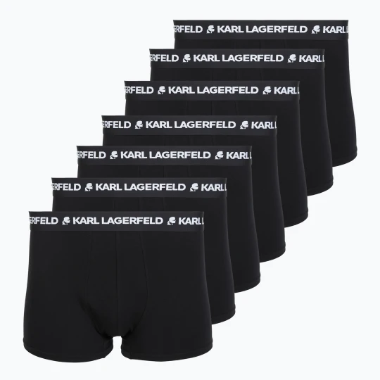 Zdjęcie produktu Bokserki męskie KARL LAGERFELD Logo Trunk 7 par black