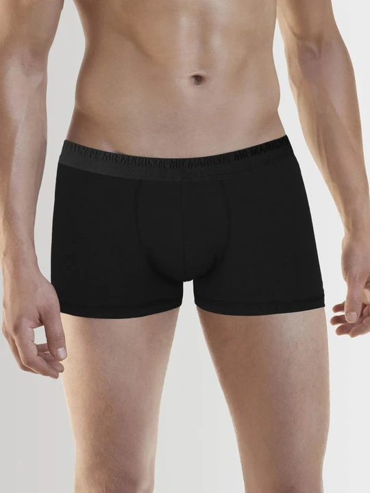 Zdjęcie produktu Bokserki męskie klasyczne z logowaną gumą czarne - Boxers Pro MARILYN