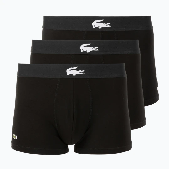 Zdjęcie produktu Bokserki męskie Lacoste 5H1291 3 pary black/white/black/black