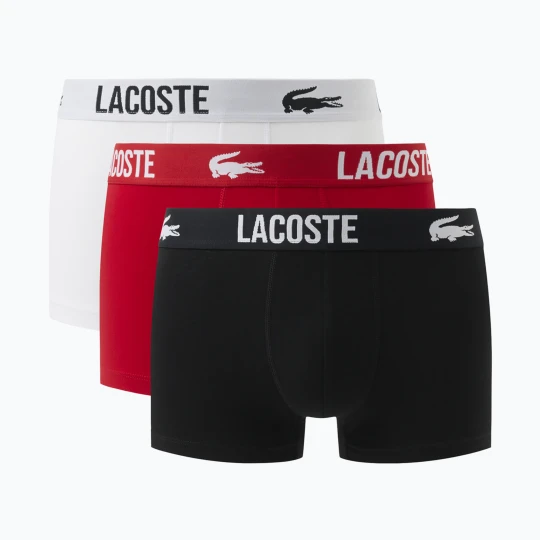 Zdjęcie produktu Bokserki męskie Lacoste 5H2393 3 pack black / red / white