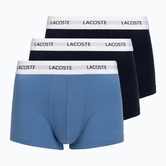 Zdjęcie produktu Bokserki męskie Lacoste 5H5150 3 pary turquin blue / navy blue / navy blue