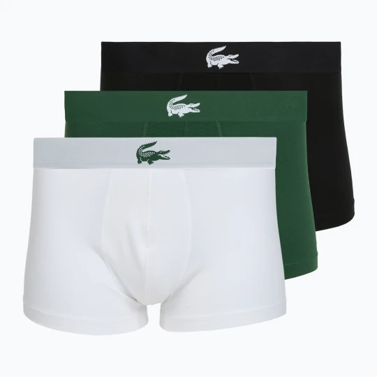 Zdjęcie produktu Bokserki męskie Lacoste 5H5441 3 pack white / green / black