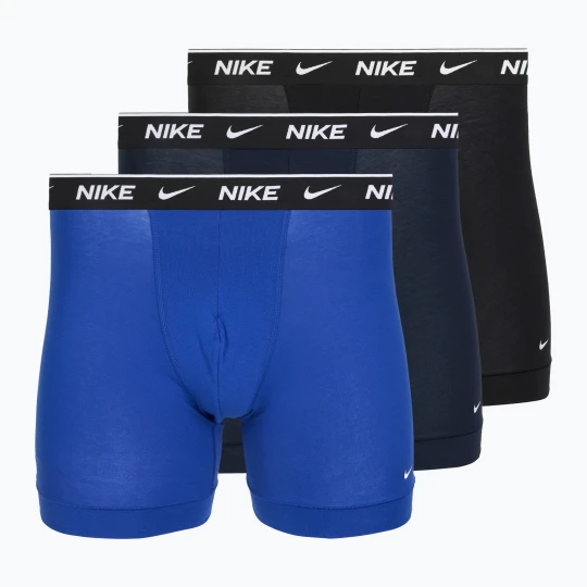 Zdjęcie produktu Bokserki męskie Nike Cotton Stretch Boxer Brief black / blue / navy