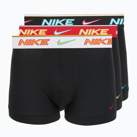 Zdjęcie produktu Bokserki męskie Nike Cotton Stretch Trunk 3 pack steel Grey Czerwony