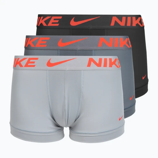 Zdjęcie produktu Bokserki męskie Nike Dri-Fit Essential Micro Trunk 3 pary grey