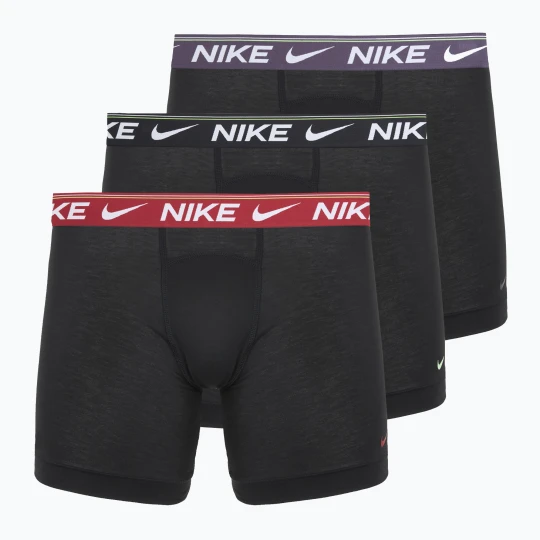 Zdjęcie produktu Bokserki męskie Nike Dri-FIT Ultra Comfort 3 pary black/team crimson/dark raisin/black