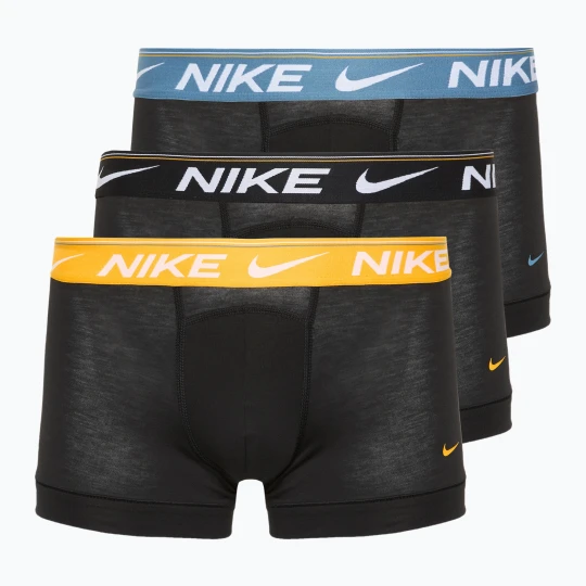 Zdjęcie produktu Bokserki męskie Nike Dri-FIT Ultra Comfort Trunk 3 pary black gold/storm/black