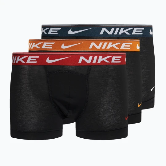 Zdjęcie produktu Bokserki męskie Nike Dri-FIT Ultra Comfort Trunk 3 pary black moon / dragon red / armory navy