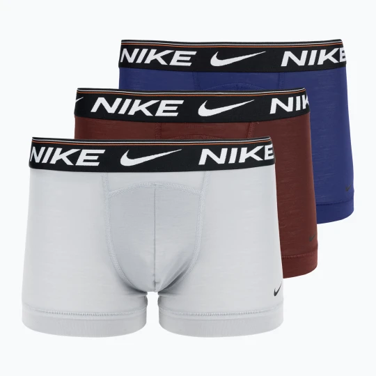 Zdjęcie produktu Bokserki męskie Nike Dri-FIT Ultra Comfort Trunk 3 pary grey/orange