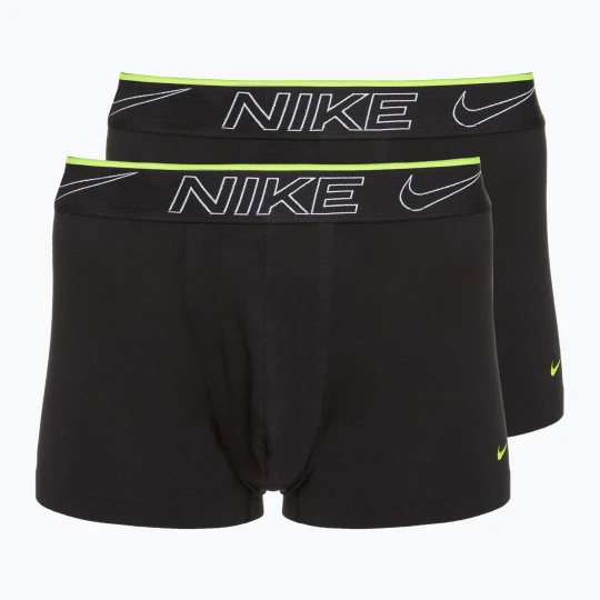 Zdjęcie produktu Bokserki męskie Nike Elite Cotton Stretch Trunk 2 pary multicolor Czarny
