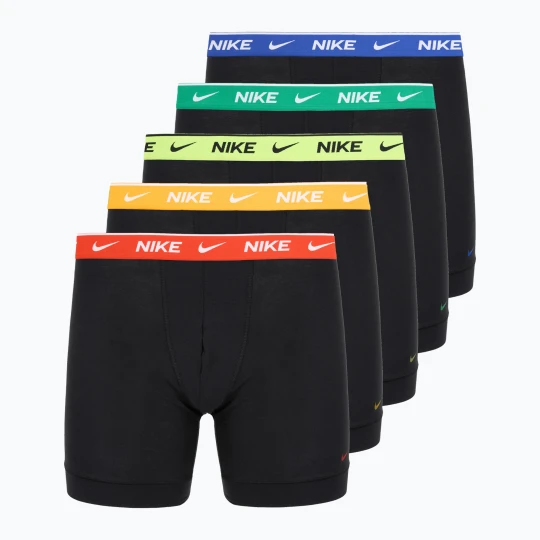 Zdjęcie produktu Bokserki męskie Nike Essential Cotton Stretch 5 par black/volt/pt red/game royal/sm green/un gold wb