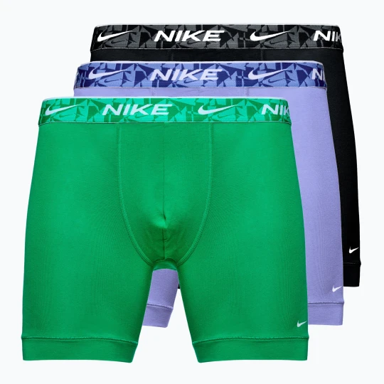 Zdjęcie produktu Bokserki męskie Nike Everyday Cotton Stretch 3 pary green/black