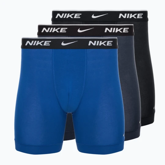 Zdjęcie produktu Bokserki męskie Nike Everyday Cotton Stretch 3 pary obsidian / game royal / black