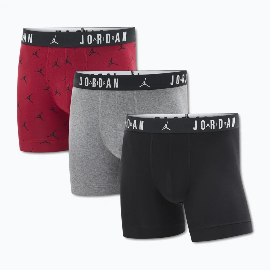 Zdjęcie produktu Bokserki męskie Nike Jordan JHM Flight Cotton Essential 3 pary gym red