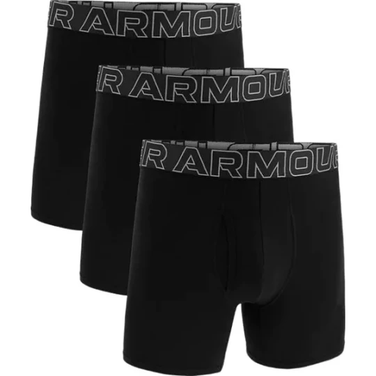 Zdjęcie produktu Bokserki męskie Performance Cotton 6" 3pary Under Armour Czarny